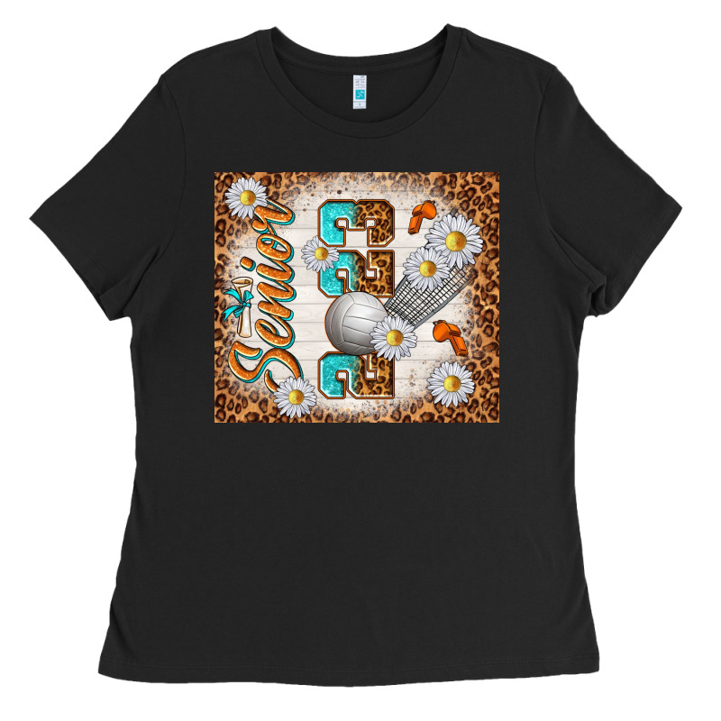Senior 2023 Volleyball Ladies Tee by TumblerDesignByShophia | Teevron