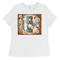 White senior 2023 volleyball Ladies Tee - TumblerDesignByShophia