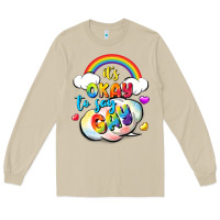 Mushroom its okay to say gay pride Long Sleeve Tee - FaDigitalArtStudio