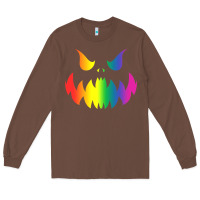 Chestnut halloween gay lesbians pride pumpkin lgbt pride Long Sleeve Tee - maiPhamDesign