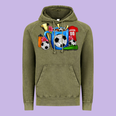 Soccer Coffee Mug Vintage Hoodie Designed By Fadigitalartstudio