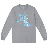 Heather Grey ski vacation t  shirt snowboard snowboarder snowboarding t  shirt Long Sleeve Tee - maiPhamDesign