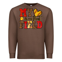 Chestnut my heart is on that field softball Premium Sweatshirt - AdoDesignShop