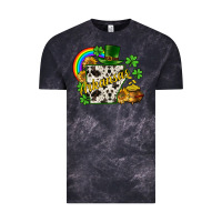 Cloud Black Arkansas map St. Patrick's Vintage Tee - CowGirlArtShop