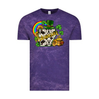 Cloud Purple Arkansas map St. Patrick's Vintage Tee - CowGirlArtShop