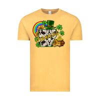 Vintage Mustard Arkansas map St. Patrick's Vintage Tee - CowGirlArtShop