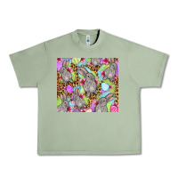 Oil Green Easter bunnys eggs Urban Heavy Tee - OliviaCreatesArt