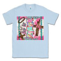 Dusty Blue he is risen Classic Tee - TumblerDesignByShophia