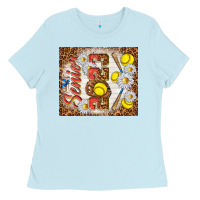 Baby Blue senior 2023 softball Ladies Tee - TumblerDesignByShophia
