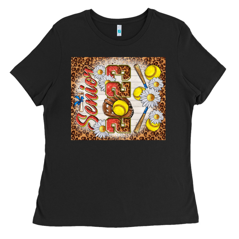 Senior 2023 Softball Ladies Tee by TumblerDesignByShophia | Teevron