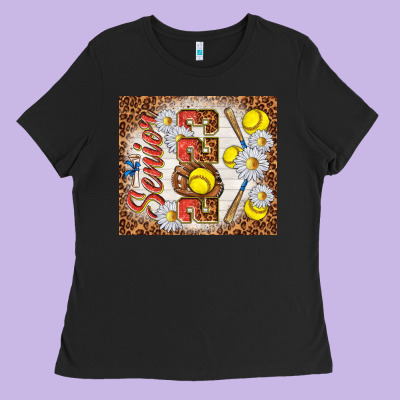 Senior 2023 Softball Ladies Tee Designed By Tumblerdesignbyshophia