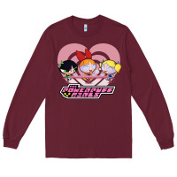 Burgundy Vintage Classic American cartoon Movie Characters Mens Best Long Sleeve Tee - maiPhamDesign