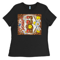 Black senior 2023 softball Ladies Tee - TumblerDesignByShophia