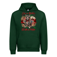 Forest Green Christmas life is better with a pittie Urban Hoodie - JahusDesignShop