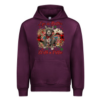 Mauve Wine Christmas life is better with a pittie Urban Hoodie - JahusDesignShop