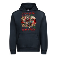 Navy Christmas life is better with a pittie Urban Hoodie - JahusDesignShop