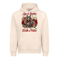 Sandshell Christmas life is better with a pittie Urban Hoodie - JahusDesignShop