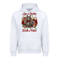 White Christmas life is better with a pittie Urban Hoodie - JahusDesignShop