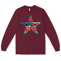 Burgundy Oh my stars Long Sleeve Tee - FaDigitalArtStudio
