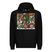 Black easter Premium Hoodie - CowhideDigitalArt