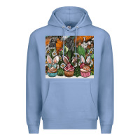 Colony Blue easter Premium Hoodie - CowhideDigitalArt