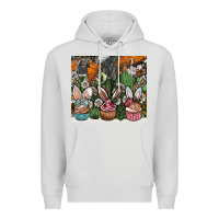 Dove Grey easter Premium Hoodie - CowhideDigitalArt