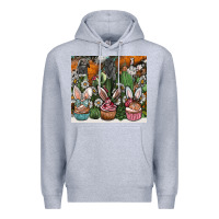 Heather Grey easter Premium Hoodie - CowhideDigitalArt