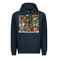 Navy easter Premium Hoodie - CowhideDigitalArt