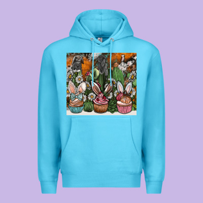 Easter Premium Hoodie Designed By Cowhidedigitalart