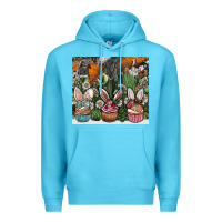 Ocean Blue easter Premium Hoodie - CowhideDigitalArt