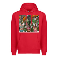 Red easter Premium Hoodie - CowhideDigitalArt