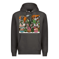 Smoke easter Premium Hoodie - CowhideDigitalArt