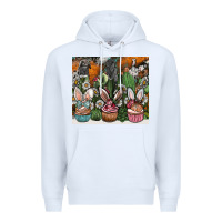 White easter Premium Hoodie - CowhideDigitalArt
