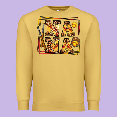 Softball  Nana Premium Sweatshirt Designed By Adodesignshop