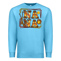 Ocean Blue softball  nana Premium Sweatshirt - AdoDesignShop