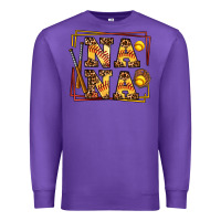 Purple softball  nana Premium Sweatshirt - AdoDesignShop