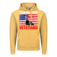 Vintage Mustard thank you veterans service patriot veteran day american flag t shirt Vintage Hoodie - maiPhamDesign