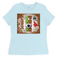 Baby Blue senior 2023 soccer Ladies Tee - TumblerDesignByShophia