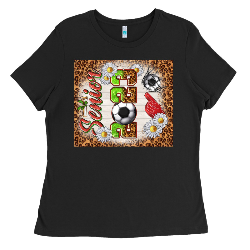 Senior 2023 Soccer Ladies Tee by TumblerDesignByShophia | Teevron