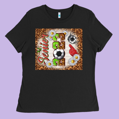 Senior 2023 Soccer Ladies Tee Designed By Tumblerdesignbyshophia
