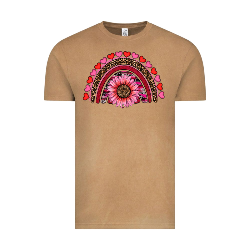 Valentine's Day Sunflower Rainbow Vintage Tee by RanaPortraitStore | Teevron