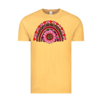 Vintage Mustard valentine's day sunflower rainbow Vintage Tee - RanaPortraitStore