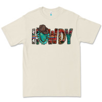 Bone Western Howdy Gemstone Cowboy Hat Premium Tee - HowdyJamesFarm
