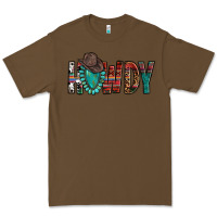 Cacao Western Howdy Gemstone Cowboy Hat Premium Tee - HowdyJamesFarm