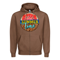 Chestnut summer time watermelon Zipper Hoodie - BarkalooDesign