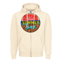 Sandshell summer time watermelon Zipper Hoodie - BarkalooDesign