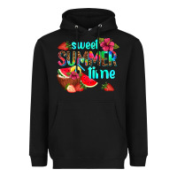 Black sweet summer time Heavyweight Hoodie - AdoDesignShop