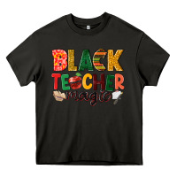 Asphalt black teacher magic Heavy Core Tee - NancyCooperArtShop