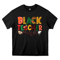 Black black teacher magic Heavy Core Tee - NancyCooperArtShop