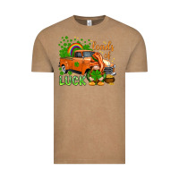 Vintage Coffee St. Patrick's Loads of luck with gnome Vintage Tee - HowdyJamesFarm